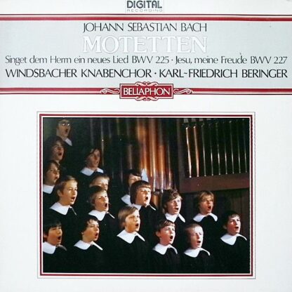 Bellaphon 680-01-005 - Johann Sebastian Bach, Windsbacher Knaben - Image 2