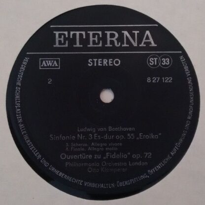 Eterna 8 27 122 - Ludwig van Beethoven, Philharmonia Orchestra, - Image 3