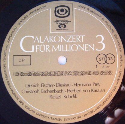 Deutsche Grammophon 643 007 - Various - Galakonzert Für Millione - Image 4