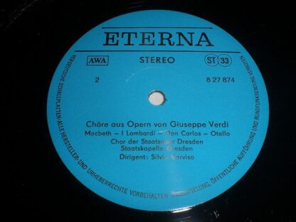 Eterna 8 27 874 - Chor der Staatsoper Dresden, Staatskapelle Dre - Image 4