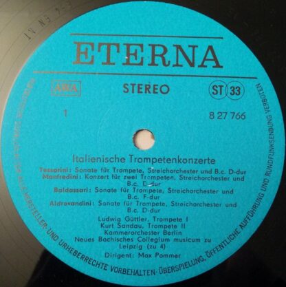 Eterna 8 27 766 - Ludwig Güttler - Italienische Trompetenkonzert - Image 4