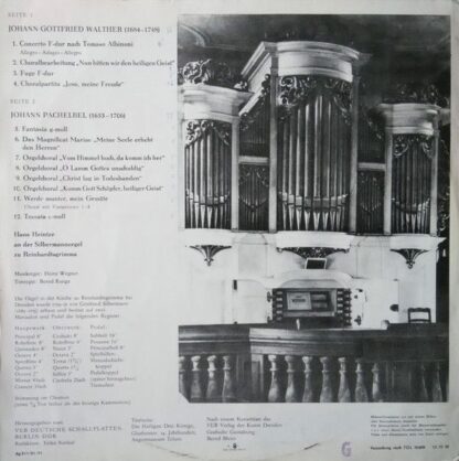 Eterna 8 25 953 - Johann Gottfried Walther, Johann Pachelbel, Ha - Image 2