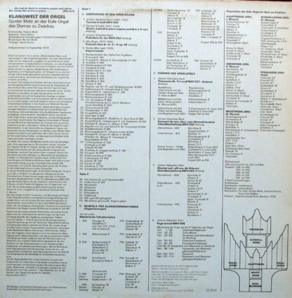 Eterna 8 26 804 - Günter Metz - Klangwelt Der Orgel - Image 2