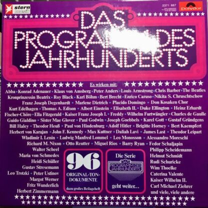 Polydor 2371 667 - Various - Das Programm Des Jahrhunderts - Image 2