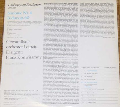 Eterna 8 25 413 - Ludwig van Beethoven, Gewandhausorchester Leip - Image 2