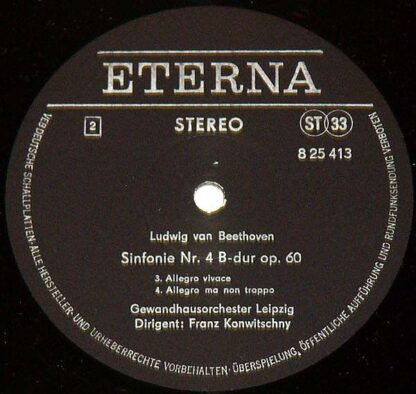 Eterna 8 25 413 - Ludwig van Beethoven, Gewandhausorchester Leip - Image 4