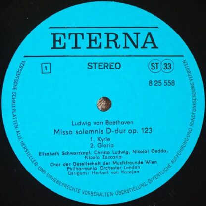 Eterna 8 25 558-559 - Ludwig Van Beethoven - Missa Solemnis D-Du - Image 5