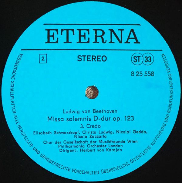 Eterna 8 25 558-559 - Ludwig Van Beethoven - Missa Solemnis D-Du - Image 6