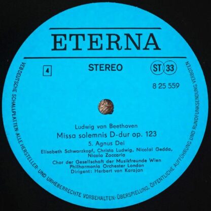 Eterna 8 25 558-559 - Ludwig Van Beethoven - Missa Solemnis D-Du - Image 8