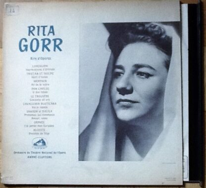 La Voix De Son Maître FALP 615 - Rita Gorr, André Cluytens - Air