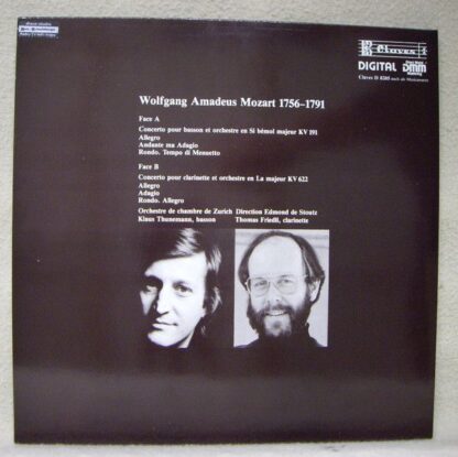 Claves D 8205 - Wolfgang Amadeus Mozart, Klaus Thunemann, Thomas - Image 2