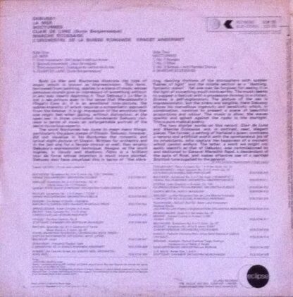Eclipse (2) ECS 515 - Claude Debussy, L'Orchestre De La Suisse R - Image 2