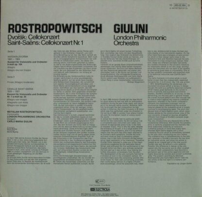 Die Stimme Seines Herrn 1C 065-02 964 Q - Mstislav Rostropovich, - Image 2
