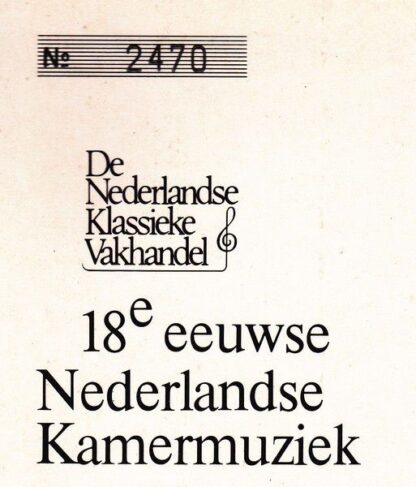 Clavigram 6814 561 - Willem de Fesch, Christian Friedrich Ruppe, - Image 2