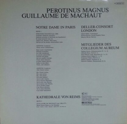 Deutsche Harmonia Mundi 1C 065-99718 - Pérotin, Guillaume de Mac - Image 5
