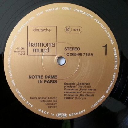 Deutsche Harmonia Mundi 1C 065-99718 - Pérotin, Guillaume de Mac - Image 6