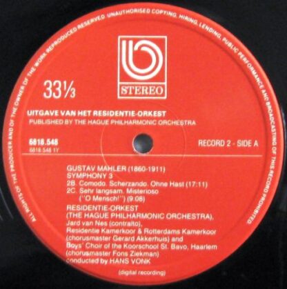 Residentie-Orkest 6818 547 / 548 - Gustav Mahler, Residentie Ork - Image 4