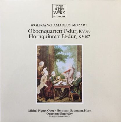 Telefunken 6.42173 AW - Wolfgang Amadeus Mozart, Quartetto Ester
