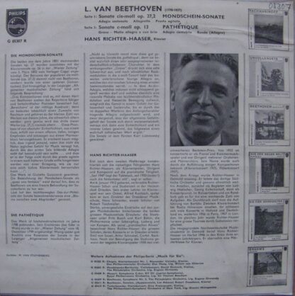 Philips G 05307 R - Ludwig van Beethoven, Hans Richter-Haaser - - Image 2