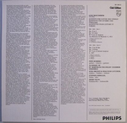Philips 29 518 8 - Luigi Boccherini, Pepe Romero, Academy Of St. - Image 2