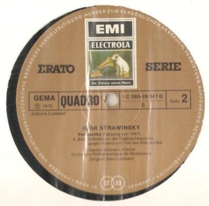 EMI 1C 065-28347Q - Igor Stravinsky, Alain Lombard, Orchestre Ph - Image 6