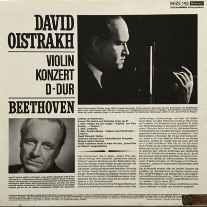 HÖR ZU SHZE 143 - Ludwig Van Beethoven, David Oistrach - Violink - Image 2