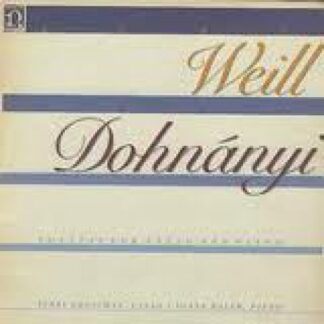 Nonesuch Records D-79016 - Kurt Weill, Ernst von Dohnányi, Jerry