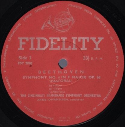 Fidelity FDY 2003 - Ludwig Van Beethoven, Cincinnati Promenade S - Image 4