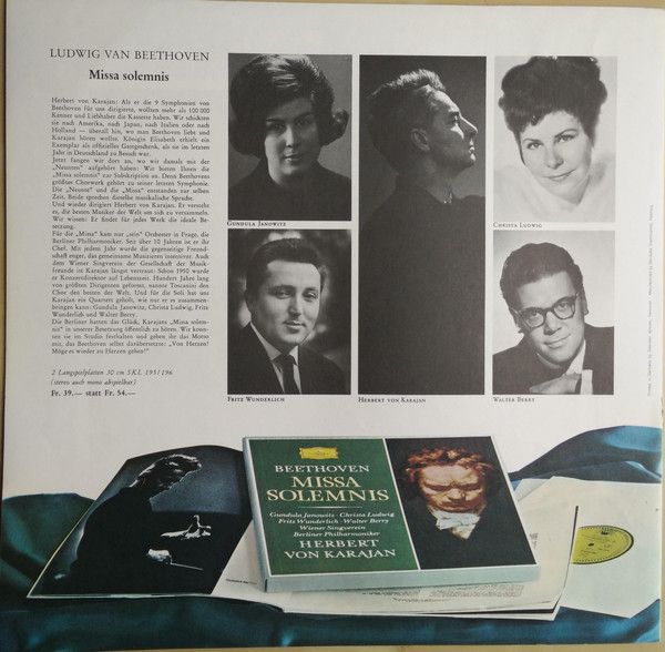 Deutsche Grammophon 104 475 - Ludwig van Beethoven, Georg Friedr - Image 14