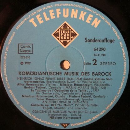 Telefunken 64 290 - Carlo Farina, Johann Heinrich Schmelzer, Hei - Image 4