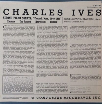Composers Recordings Inc. CRI 150 - Charles Ives, George Pappast - Image 2
