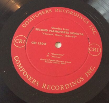 Composers Recordings Inc. CRI 150 - Charles Ives, George Pappast - Image 4