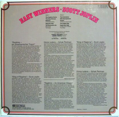 Die Stimme Seines Herrn 1C 064-02 599 - Itzhak Perlman, André Pr - Image 2