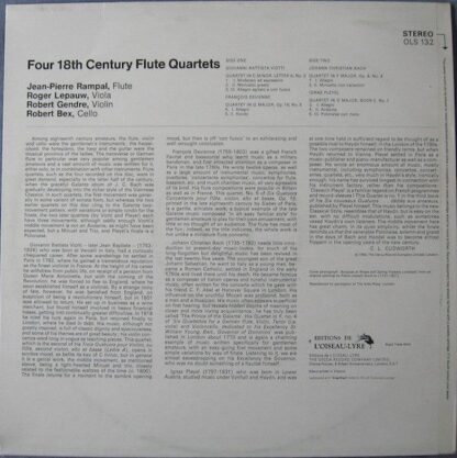 L'Oiseau-Lyre OLS 132 - Jean-Pierre Rampal, Robert Gendre, Roger - Image 2