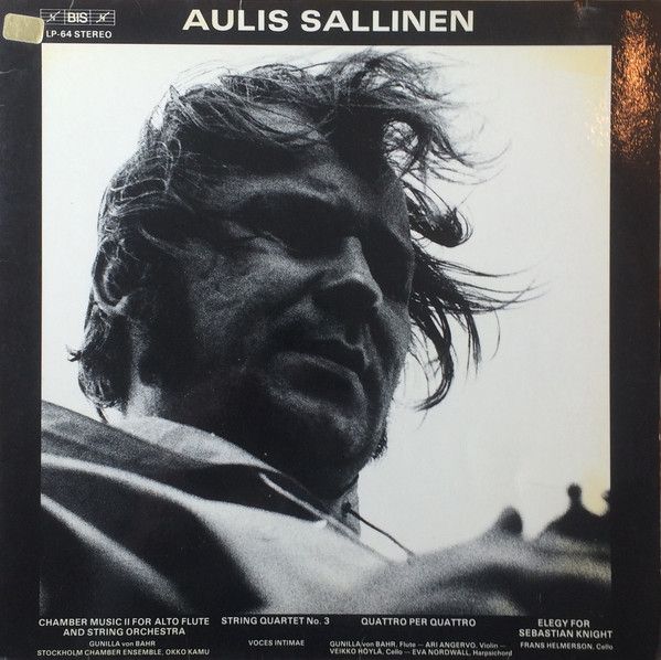 BIS LP-64 - Aulis Sallinen - Chamber Music II For Alto Flute And