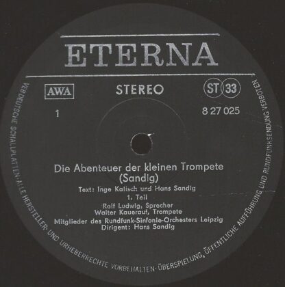 Eterna 8 27 025 - Hans Sandig, Kurt Schwaen - Die Abenteuer Der - Image 3