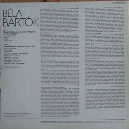 Die Stimme Seines Herrn 1 C 063-02 114 - Béla Bartók, English Ch - Image 2