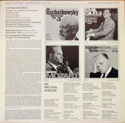 Eurodisc 78 349 ZK - David Oistrach, Antonín Dvořák - Violinkonz - Image 2