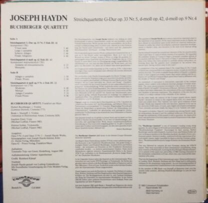 Colosseum Col 0644 - Joseph Haydn, Buchberger Quartett - Streich - Image 2