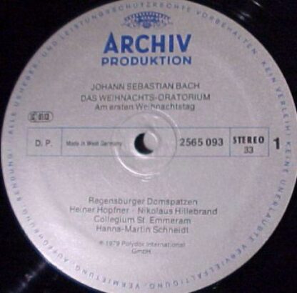 Archiv Produktion 2723 057 - Johann Sebastian Bach, Regensburger - Image 3