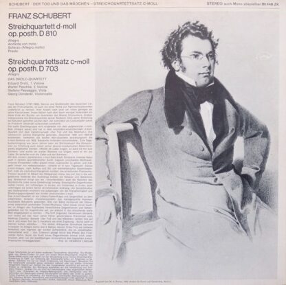 Baccarola Auslese 80 448 ZK - Franz Schubert, Drolc-Quartett - D - Image 2