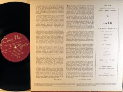 Concert Hall SMS 2675 - Édouard Lalo, Christian Ferras, Orchestr - Image 3