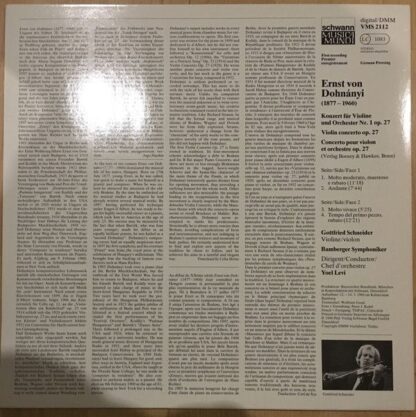 Schwann Musica Mundi VMS 2112 - Ernst von Dohnányi, Gottfried Sc - Image 4