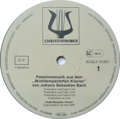 Christophorus SCGLX 73 907 - Vitaly Margulis, Johann Sebastian B - Image 4