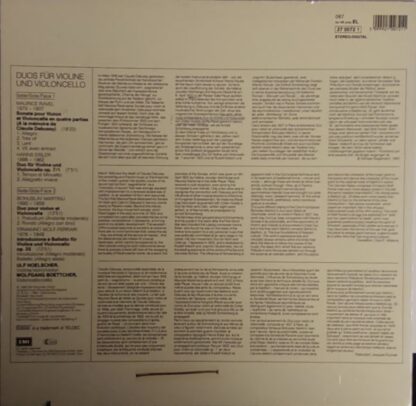 EMI 27 0072 1 - Maurice Ravel, Hanns Eisler, Wolfgang Boettcher, - Image 2