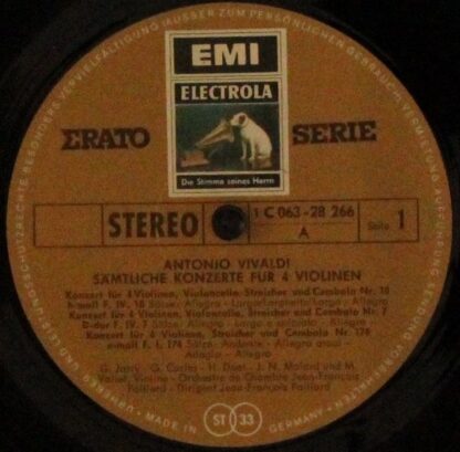 His Master's Voice 1C 063-28 266 - Antonio Vivaldi, Orchestre De - Image 4