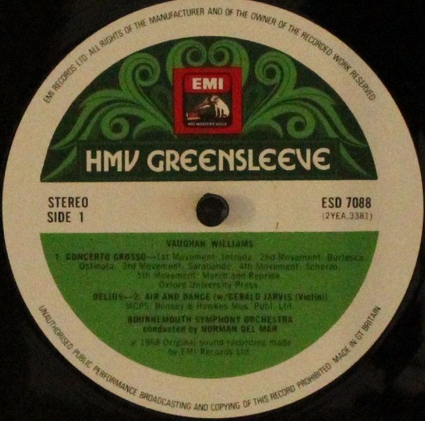 His Master's Voice ESD 7088 - Bournemouth Symphony Orchestra, No - Image 3