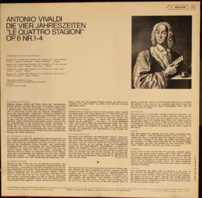 EMI 1C 063-10 321 - Antonio Vivaldi, Georges Armand, Louis Auria - Image 2