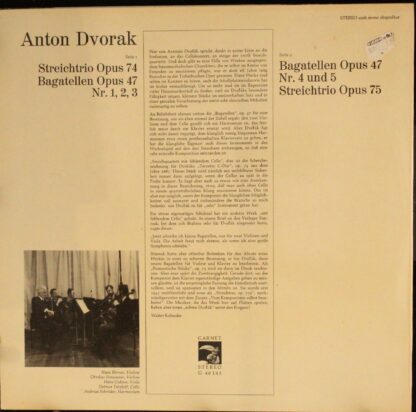 Garnet G 40145 - Antonín Dvořák - Terzette Opus 74 Und 75 / Baga - Image 2