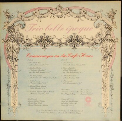 Gold Records 11 043 - Trio Belle Époque - Erinnerungen An Das Ca - Image 4